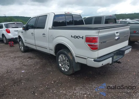 2013 Ford F-150 Platinum from USA, damaged, VIN 1FTFW1ET0DFB92153
